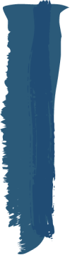 株式会社gojuonのロゴシンボルを構成する5本のラインの内、1本目の藍色のライン